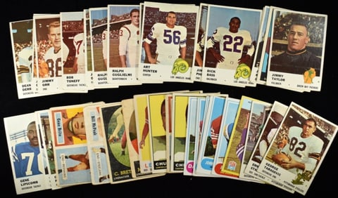 (39) Various Football Cards