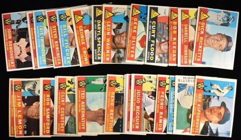 Medium Lot Of 1960s Baseball Cards