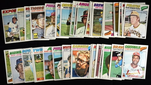 1970s Mixed Baseball Cards Lot