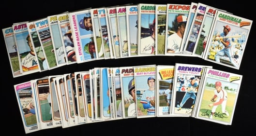 (67) 1970s Baseball Cards