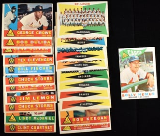 (22) 1960s Baseball Cards