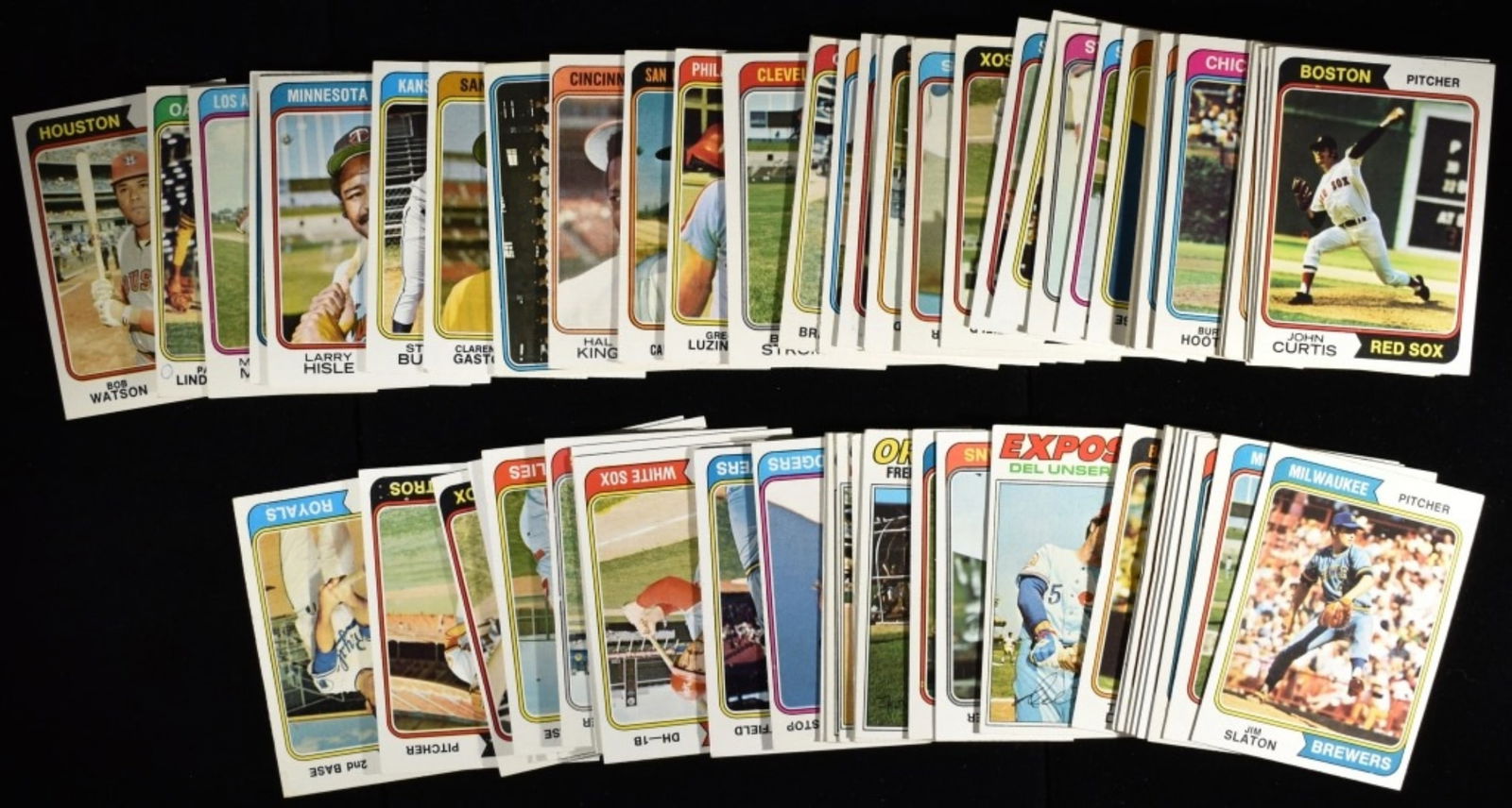 Medium Lot Of 1970s Baseball Cards (1 of 2)