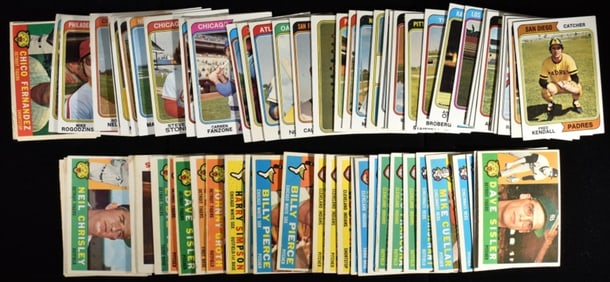 (70) 1960-70s Mixed Baseball Cards