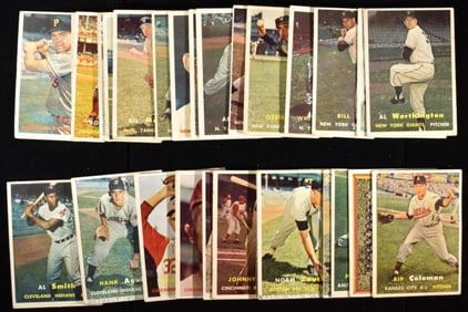 1957 Mixed Baseball Cards
