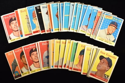 (50) 1958 Baseball Cards