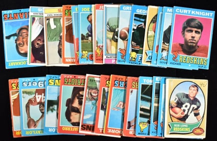 (35) Mixed Lot Of Football Cards