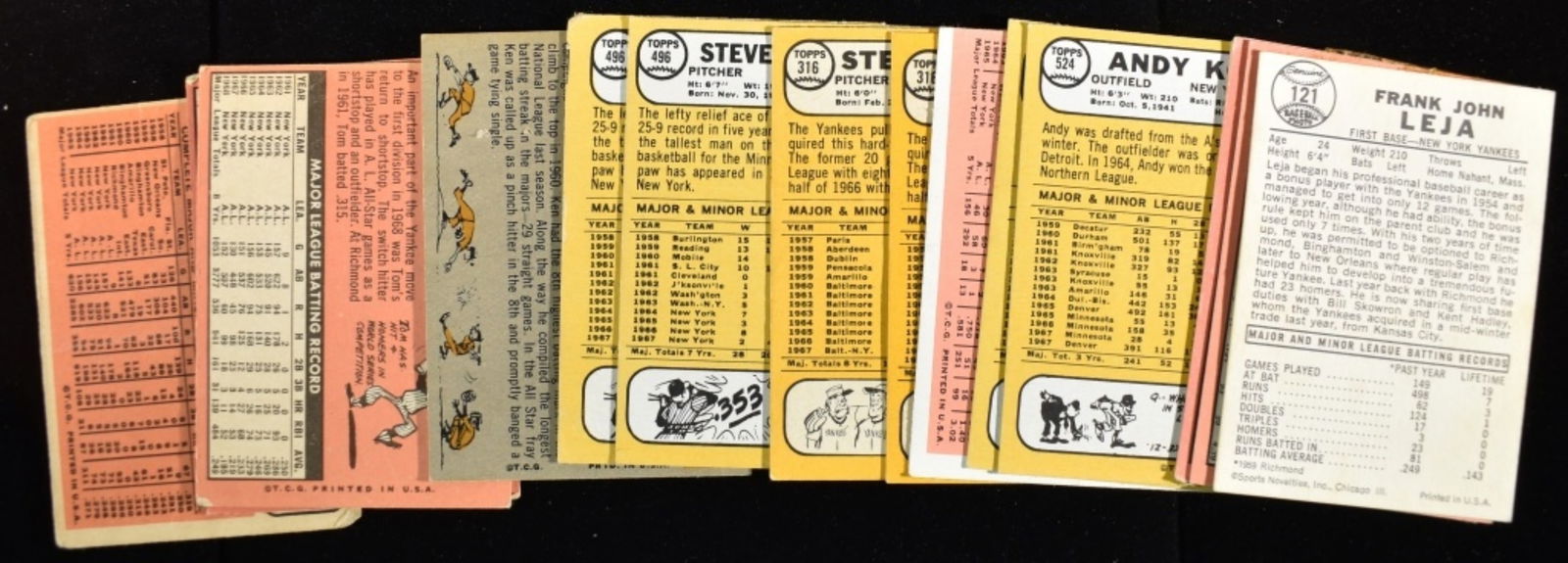 (15) Baseball Cards - 2