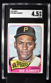 SGC 1965 TOPPS #160 Bob Clemente 4.5 VG EX+