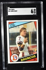 1984 John Elway #63 SGC 6