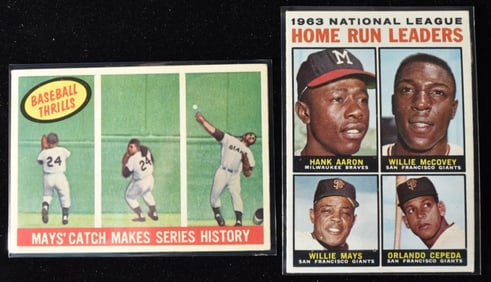 (2) TOPPS Baseball Cards