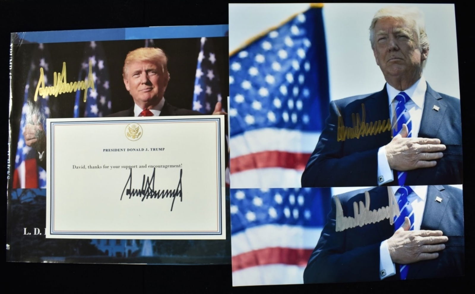 (4) Donald Trump Autographs (1 of 3)