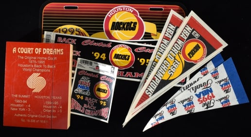 1995 Basketball Memorabilia Mixed Lot