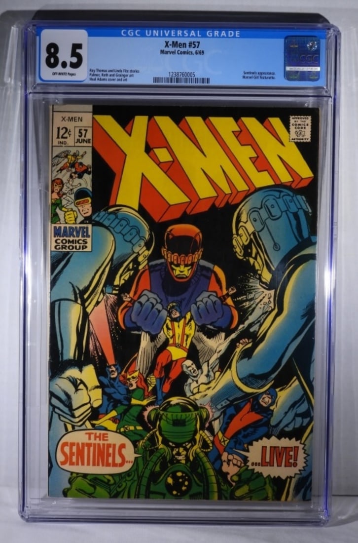 CGC 8.5 X-Men #57 Marvel 1969 (1 of 3)