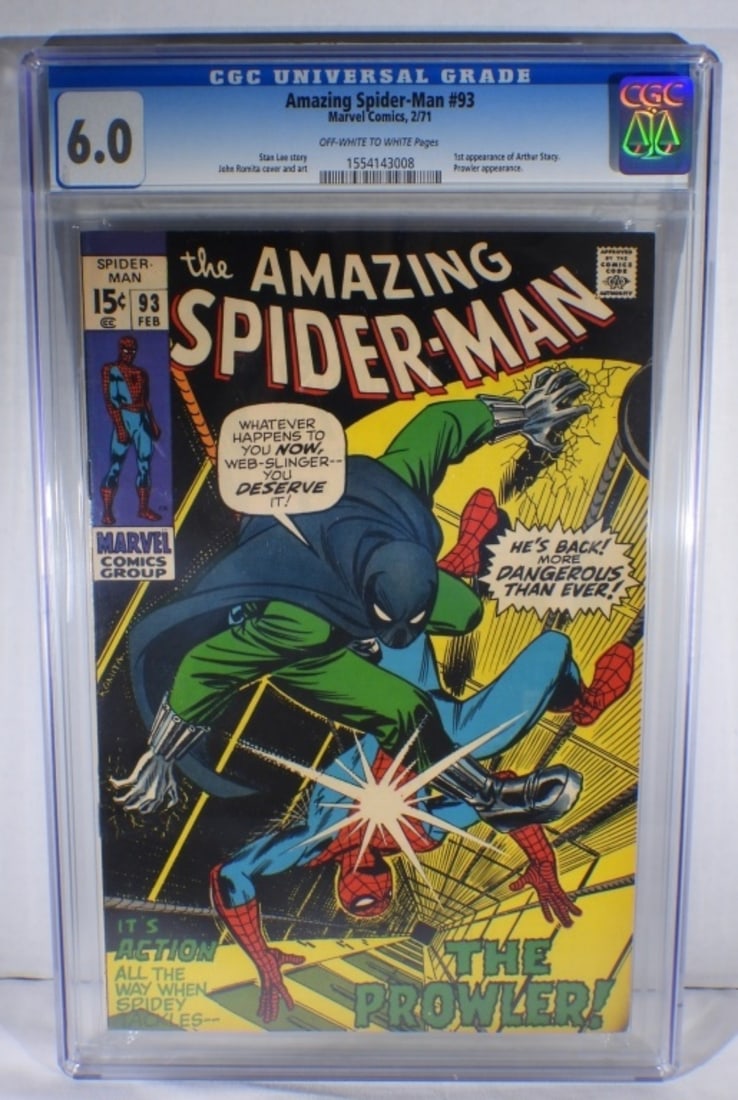 CGC 6.0 The Amazing Spider-Man #93 (1 of 3)