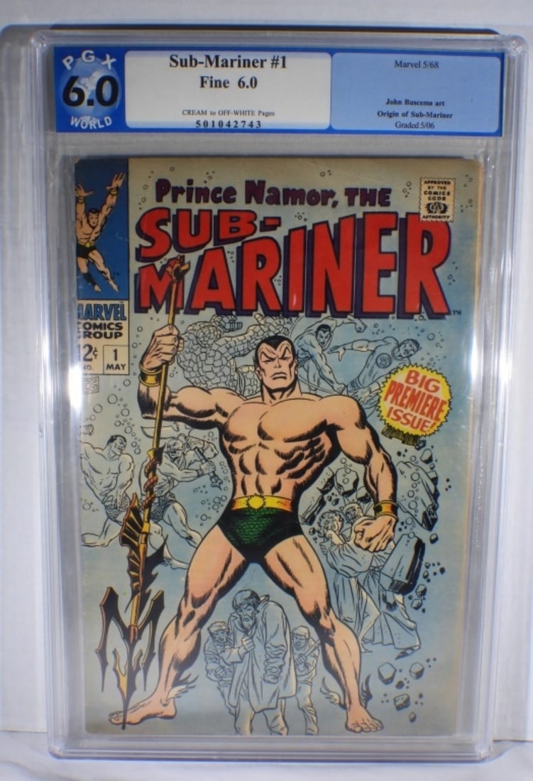 PGX 6.0 Sub-Mariner Marvel #1 1968 (1 of 3)