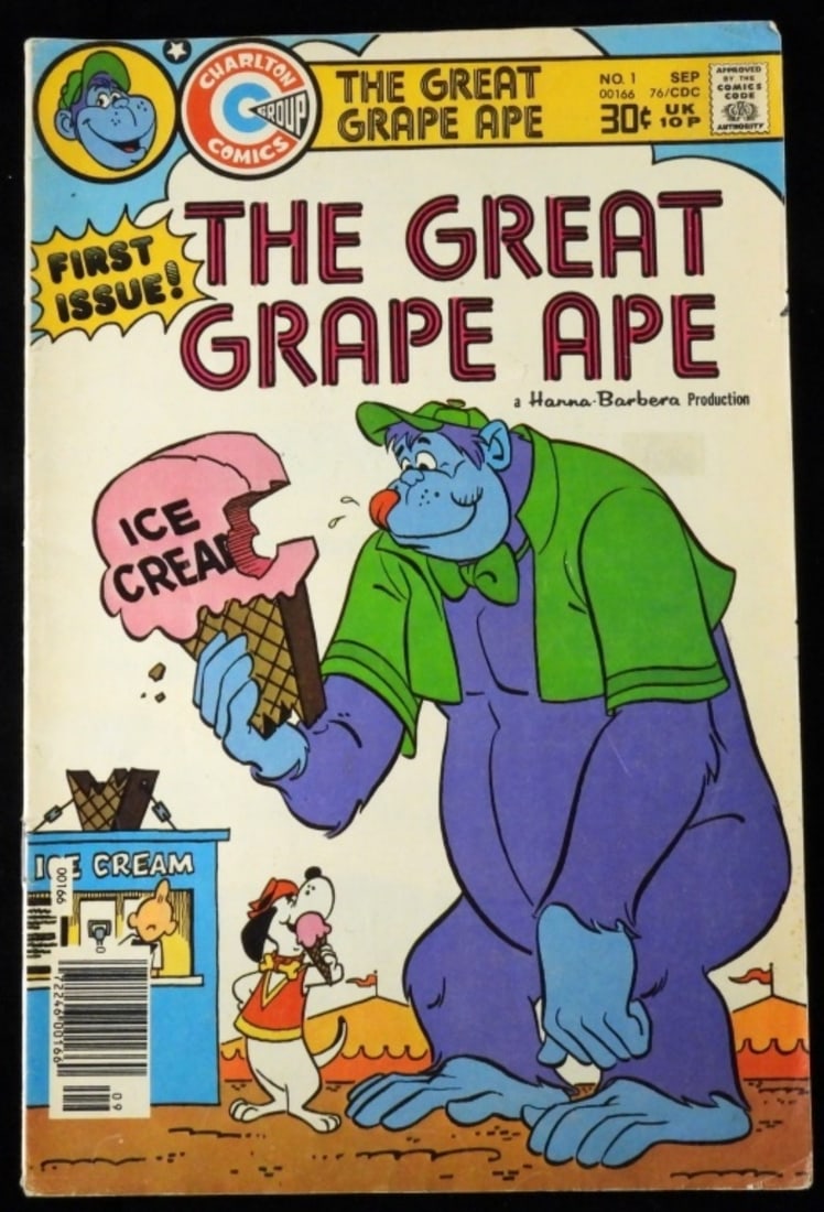 Charlton Comics The Great Grape Ape #1 VG: Bid live now!