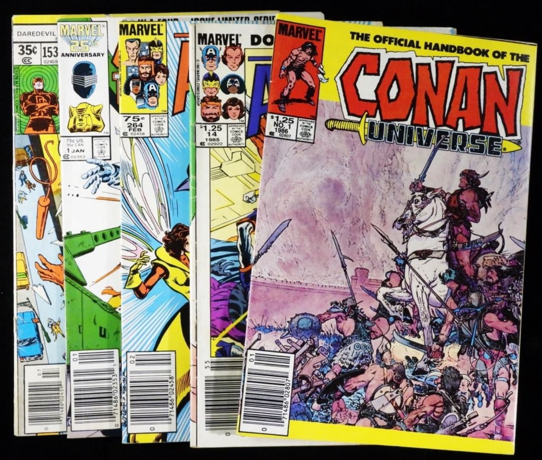 (5) Mixed Lot Of Marvel Comics G-VG (1 of 3)