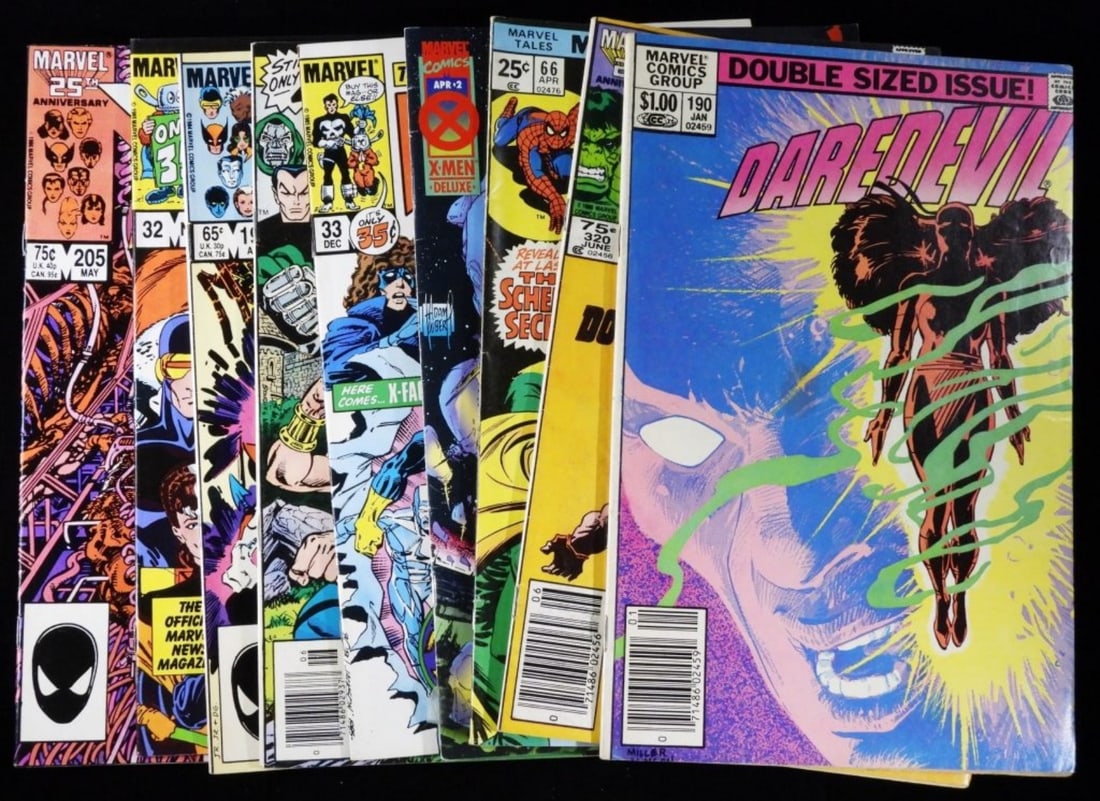 (9) VG Marvel Comics Mixed Lot (1 of 2)
