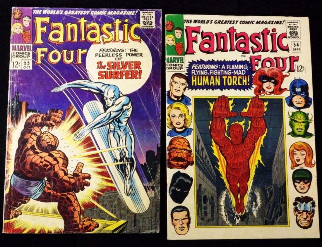 (2) Fantastic Four #54 & 55 (G/VG) (1 of 4)