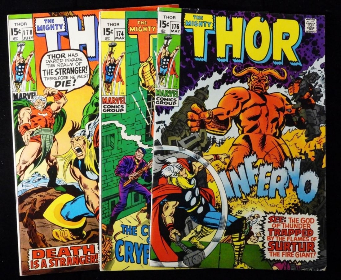(3) Bronze Age Marvel The Mighty Thor (G/VG) (1 of 3)