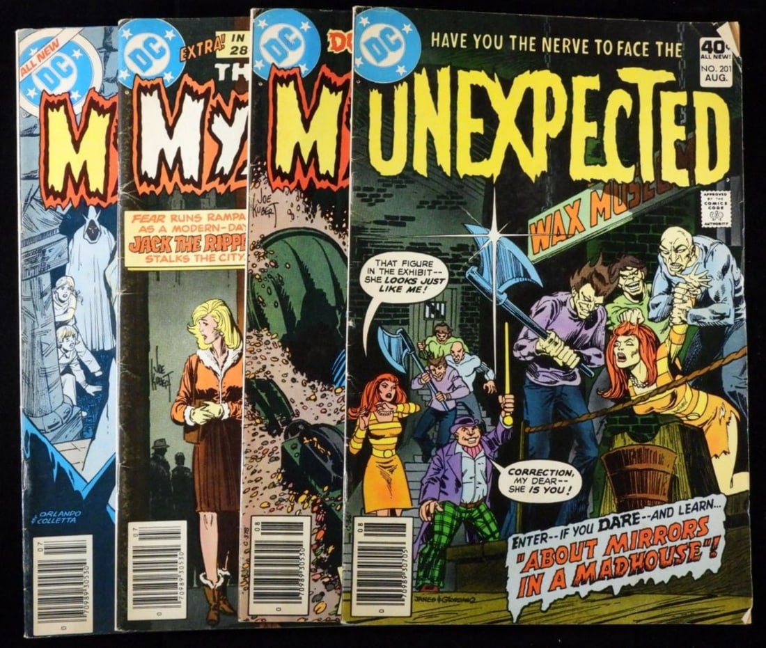 (4) DC Comics: (3) Do You Dare Enterâ€¦ The House Of Mystery #s 270, 282, & 283. (1) Have you the nerve to face the Unexpected. #201