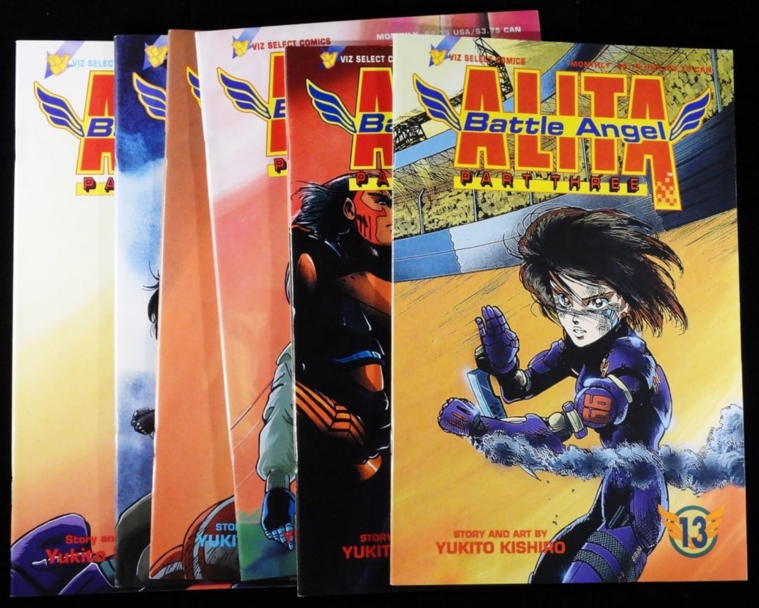 (6) Viz Select Comics Battle Angel Alita Part 3: Number 8-13
