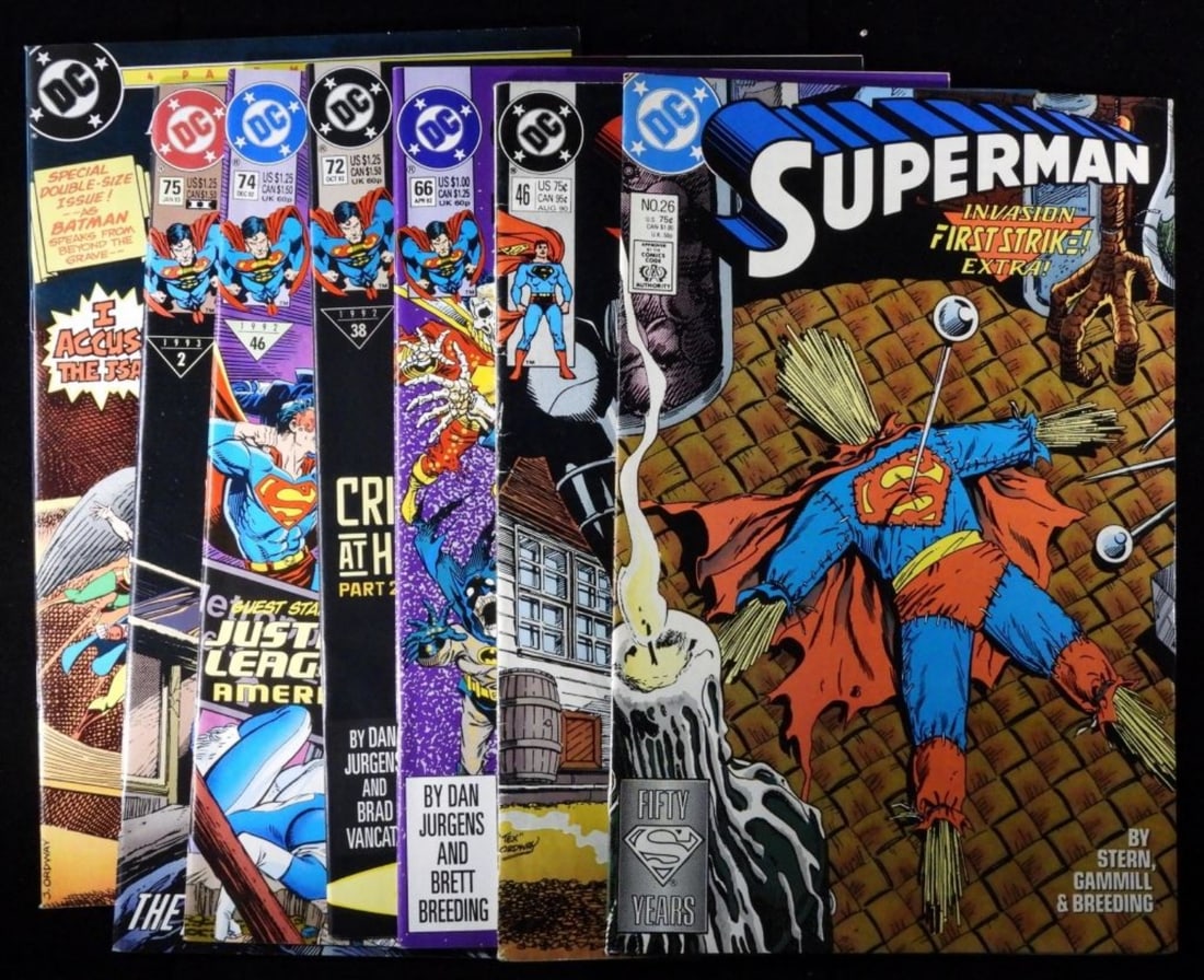 (6) Superman (1) Justice Society VG (1 of 2)