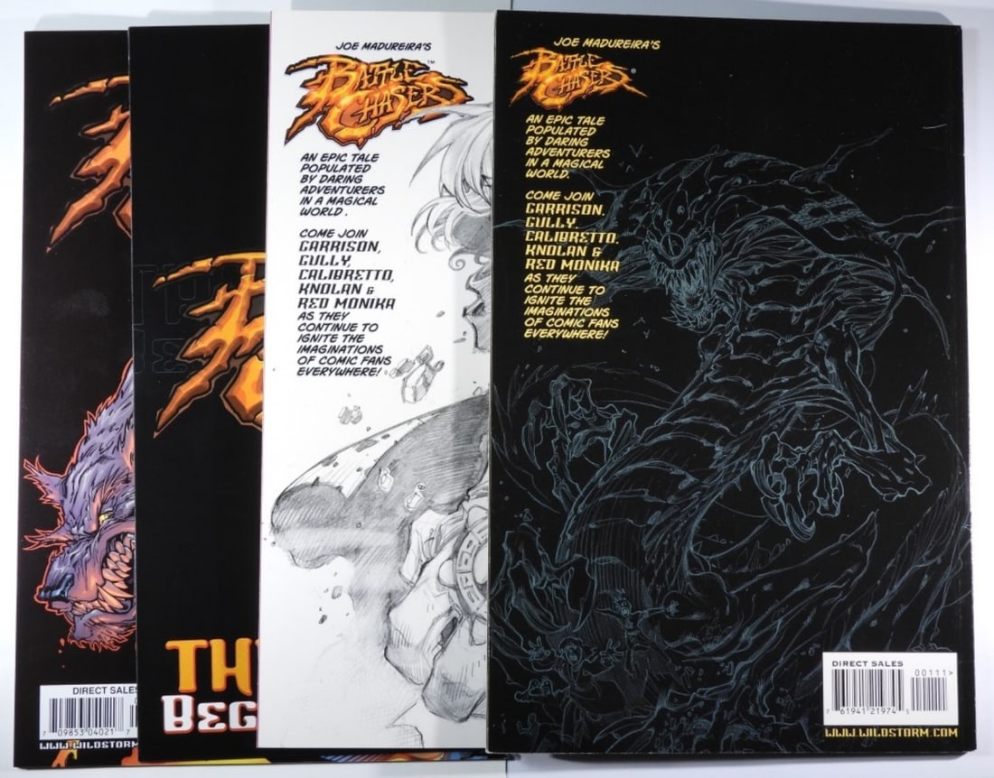 (4) Battle Chasers By Image Comics VG - 2