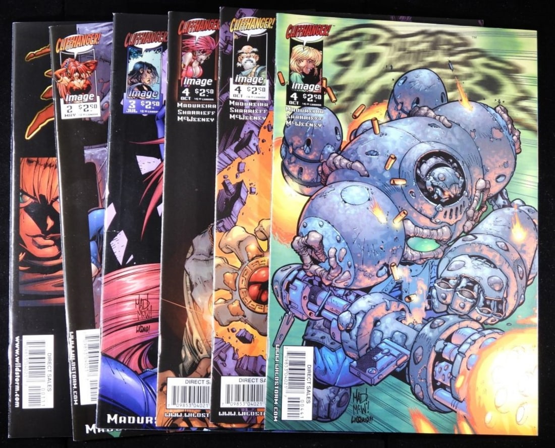 (6) Image Comics Battle Chasers VG: Numbers 1-3, as well as (3) Number 4's