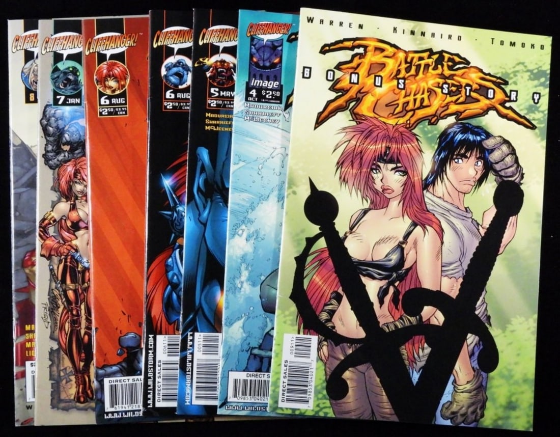 (6) Battle Chasers Comics By Image VG: Battle Chasers 4, 5, (2) 6, 7, 8, Bonus Story