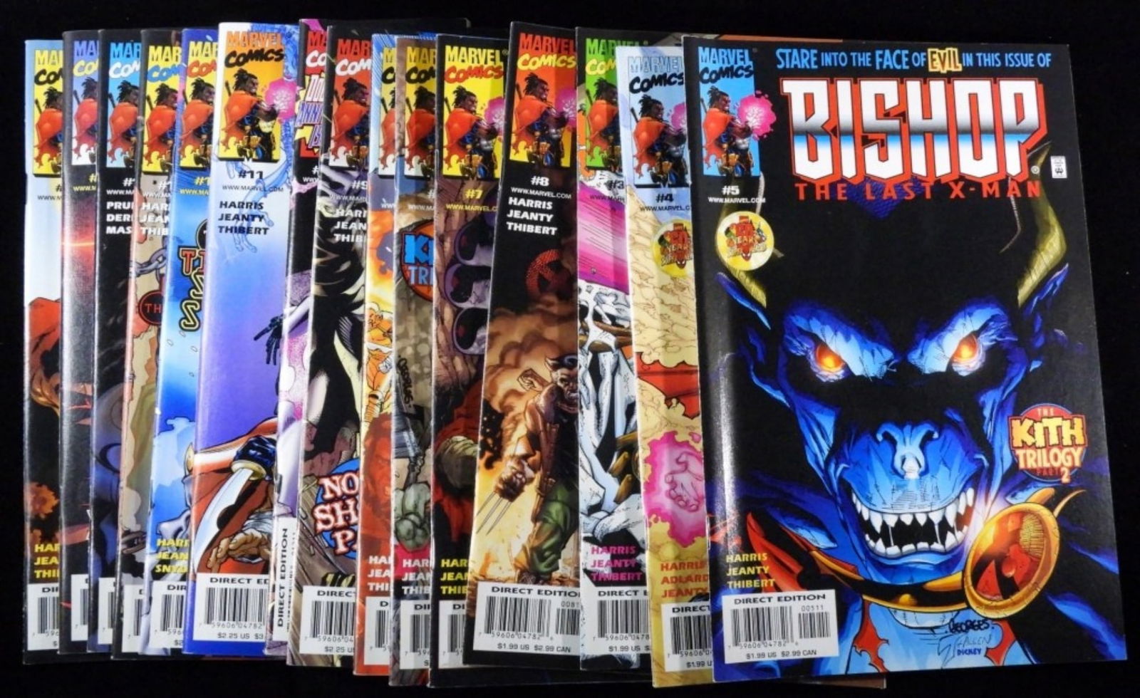 (15) Bishop Marvel Comics 1990s VG: Numbers 2-16