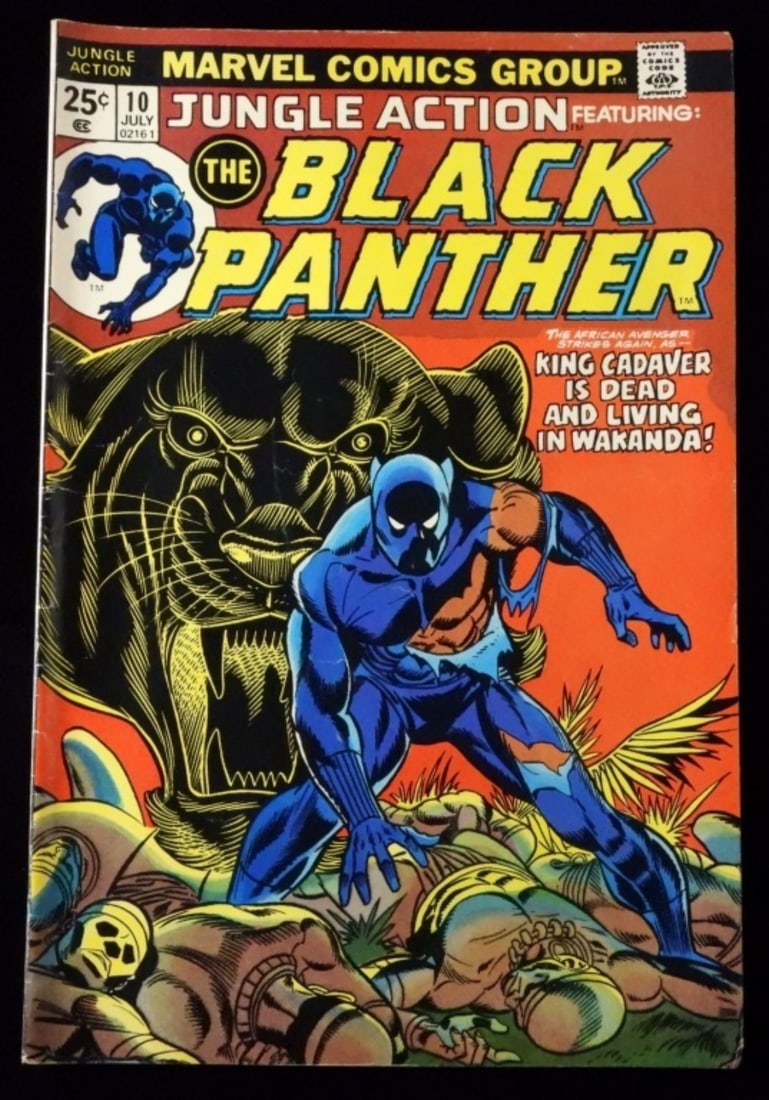 1974 Marvel Jungle Action Feat. Black Panther #10: Fine/VF condition