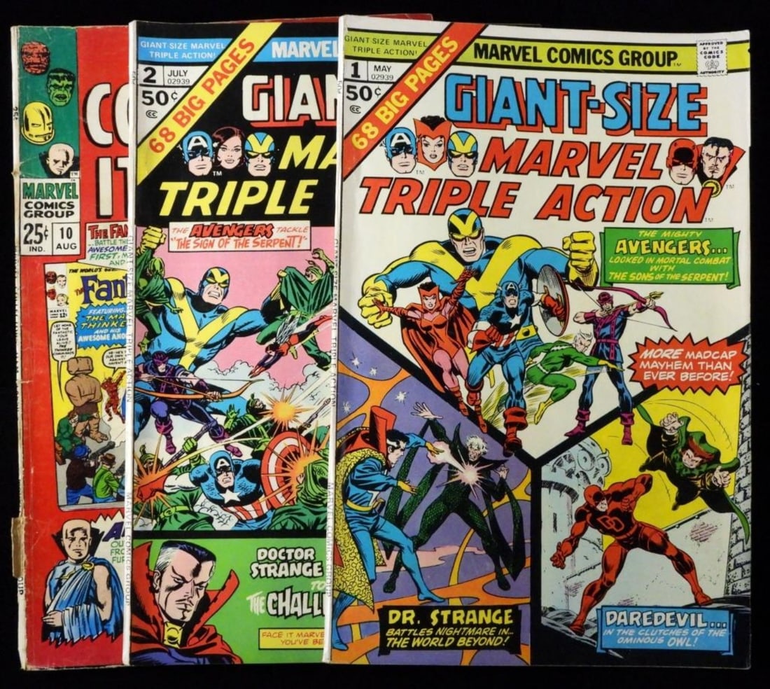 3- Marvel Colletors' Comics- Classic 10 Aug, Giant (1 of 3)