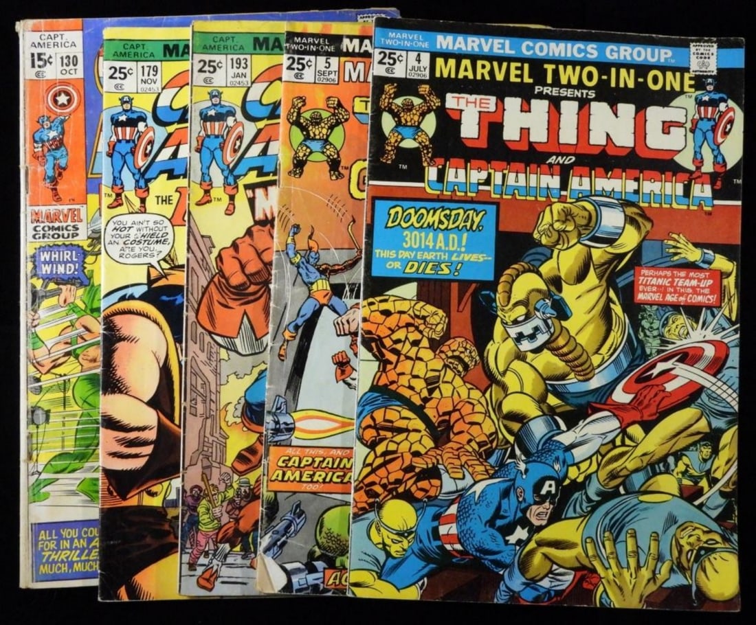(5) Marvel Comics Featuring Captain America (1 of 3)