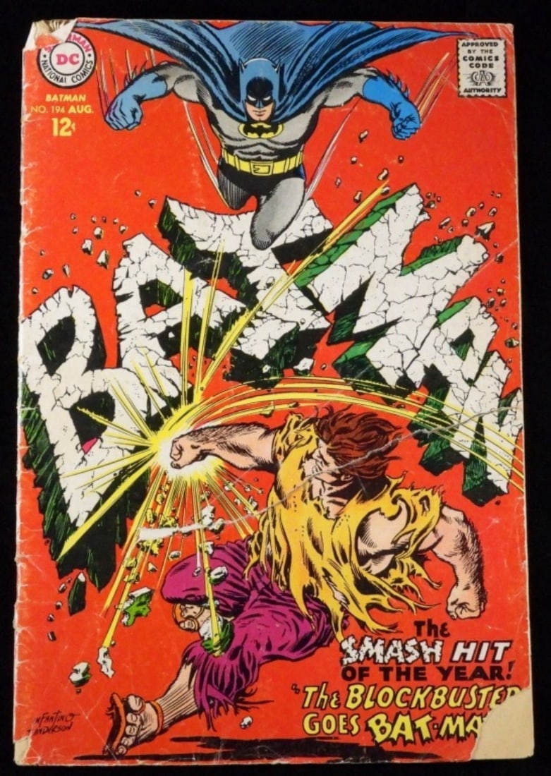 Batman # 194 DC Silver Age Comic: Joker Robin Gotham Catwoman Fair