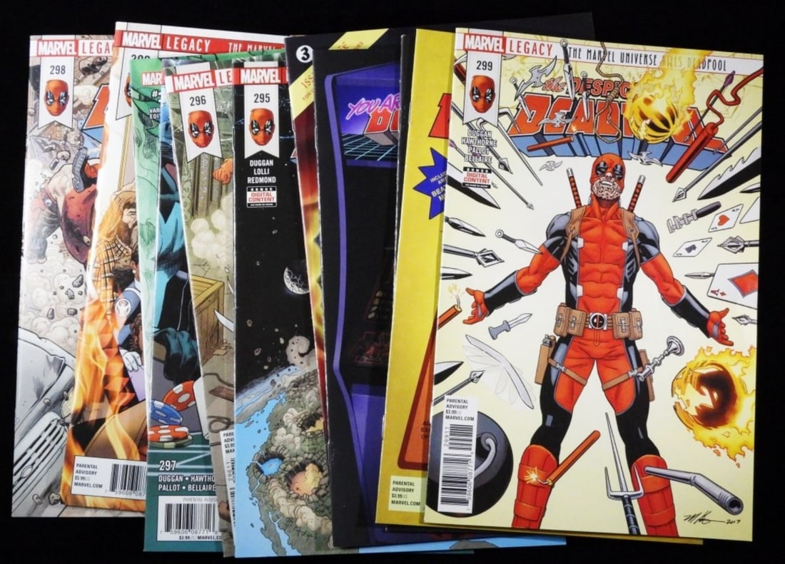 (11) Marvel Comics: All Featuring Deadpool Modern Comics All VF