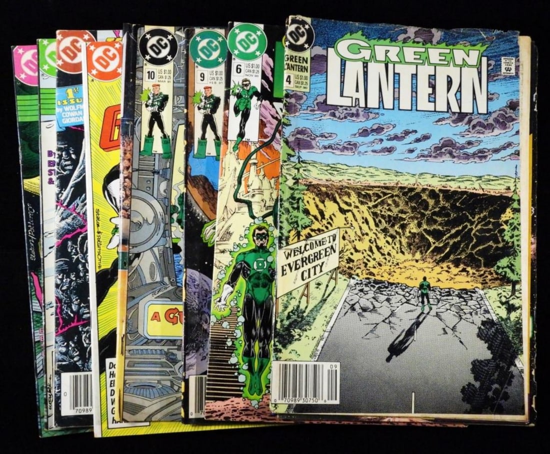 (10) DC Green Lantern Comics: 1986-1990 All Fair Condition