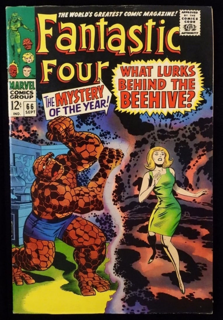 Fantastic Four Marvel #66 1967 (VG): VG condition. 12-cent #66 1967. Origin of HIM, later known as Adam Warlock