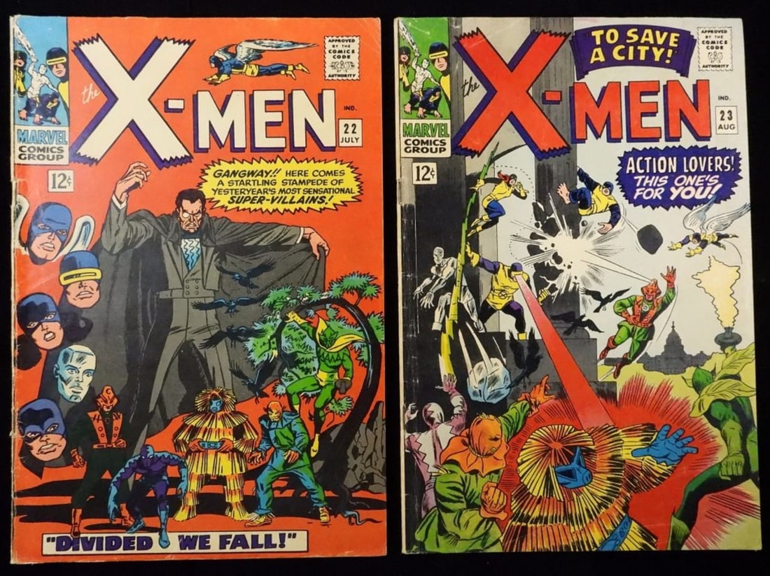 (2) The X-Men #23 & 24 Marvel 1966 (G/VG) (1 of 4)