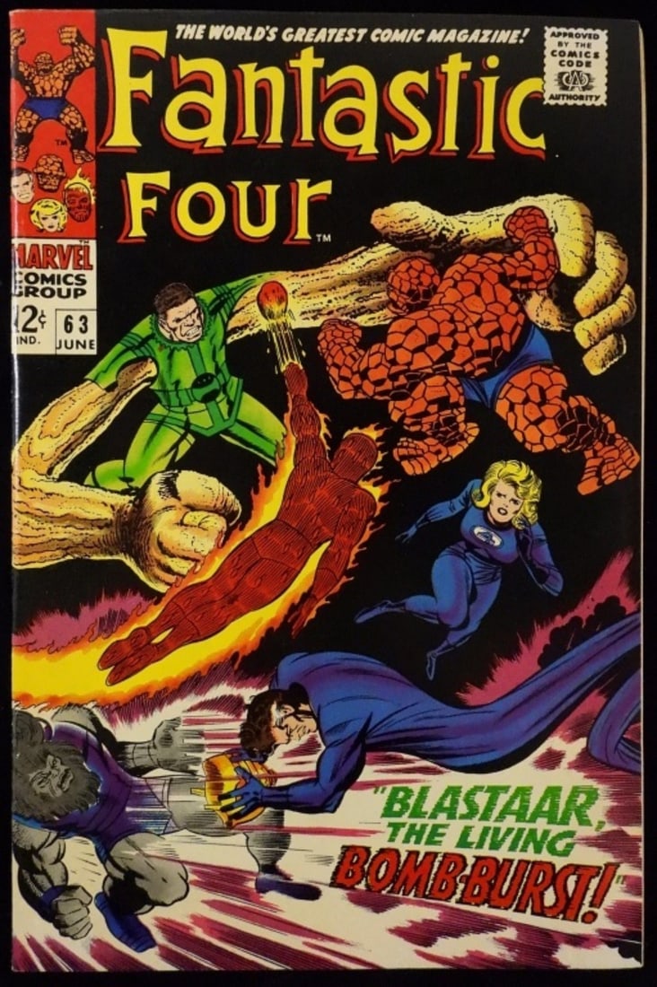 1967 Fantastic Four Marvel #63 (VG) (1 of 4)