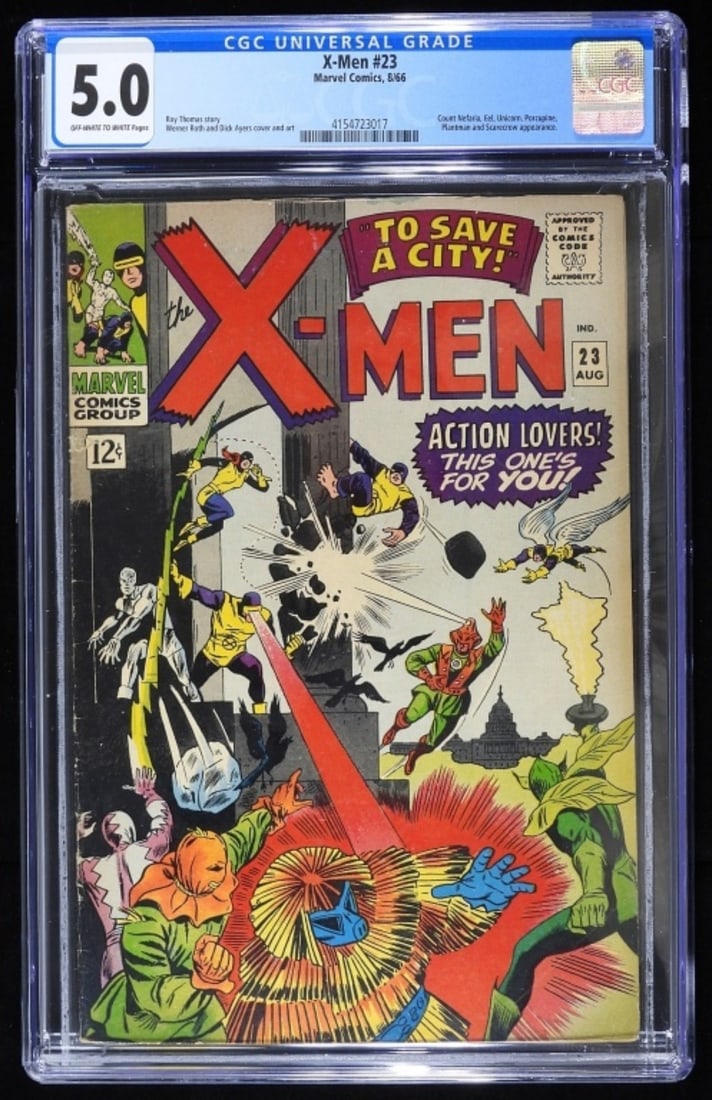 CGC The X-Men #23 Marvel 5.0 (1 of 2)