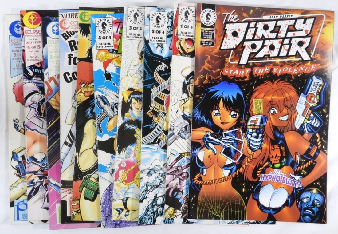 (10) The Dirty Pair Comics VG (1 of 2)