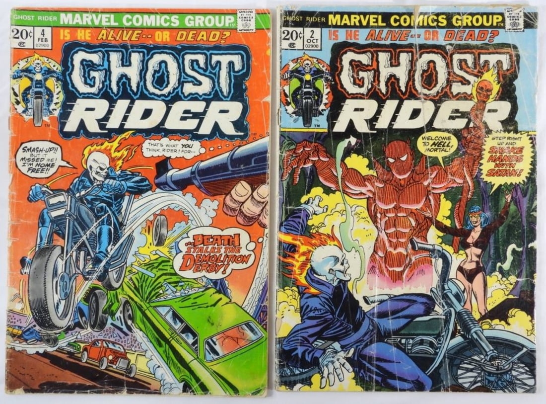 Marvel Comics Ghost Rider 2 & 4 (1 of 3)