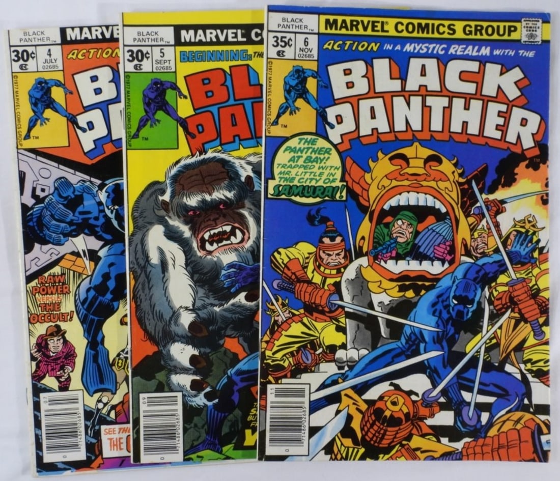 (3) Black Panther Marvel VG 4-6: Top-rated online Auction House.