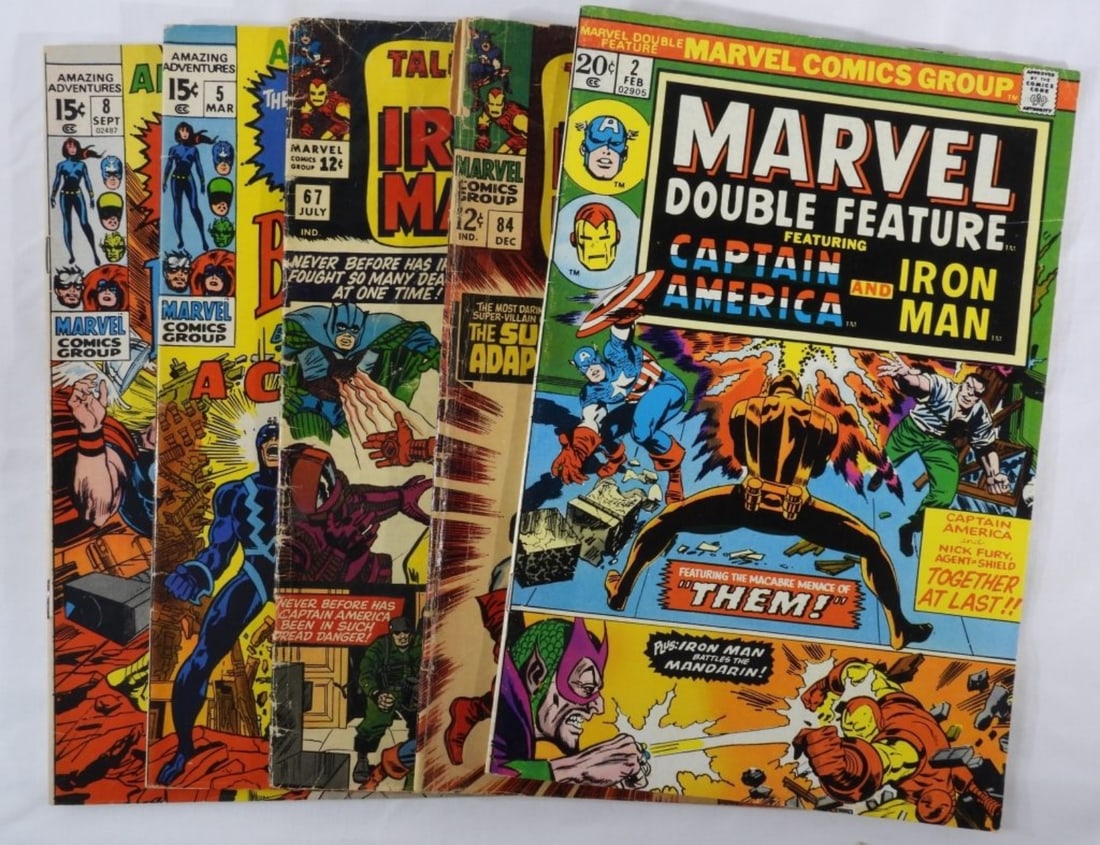 (5) Marvel Mixed Comic Lot F-VG (1 of 3)