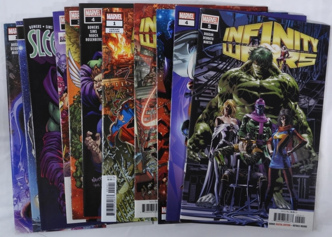 (11) Different Infinity Wars VG: Sleepwalker 1-4. Infinity Wars: Fallen Guardian #1. Prime #1. & Infinity Wars 1-5