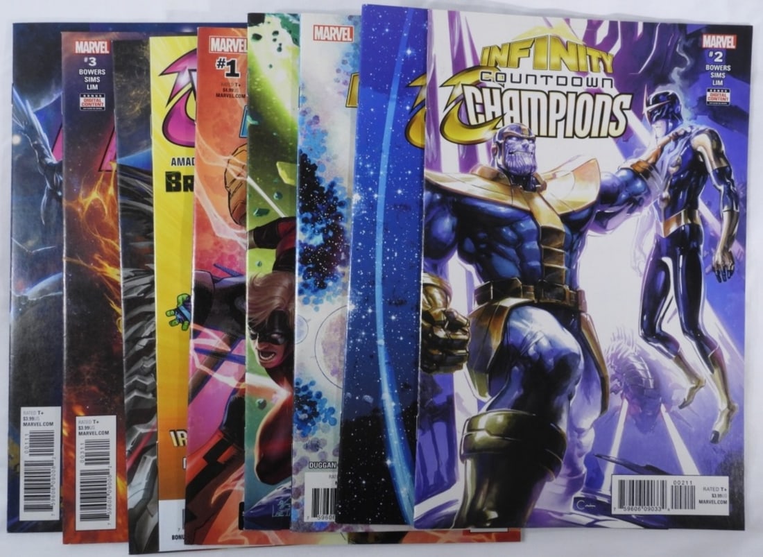 (9) Mixed Marvel Infinity Comics (1 of 2)