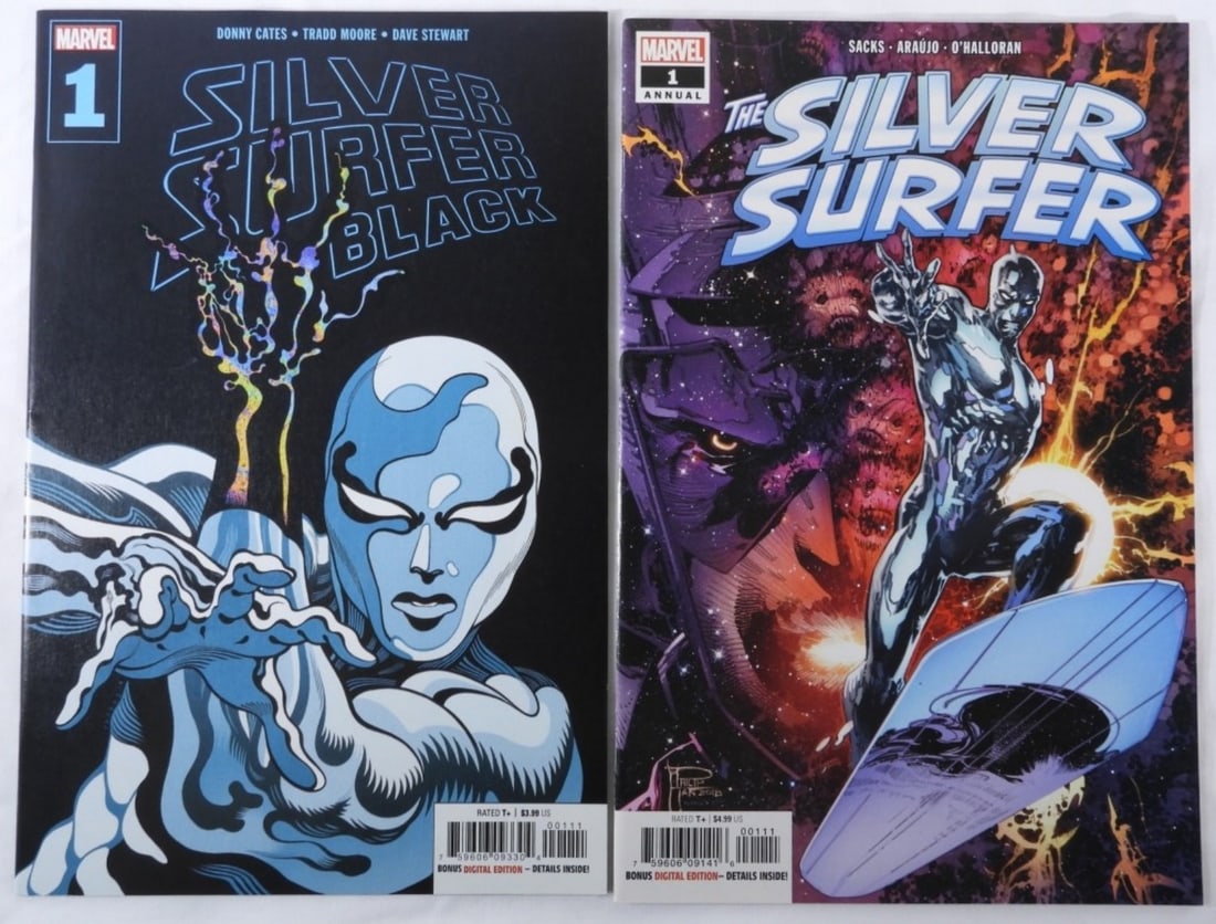 The Silver Surfer & The Silver Surfer Black (1 of 4)