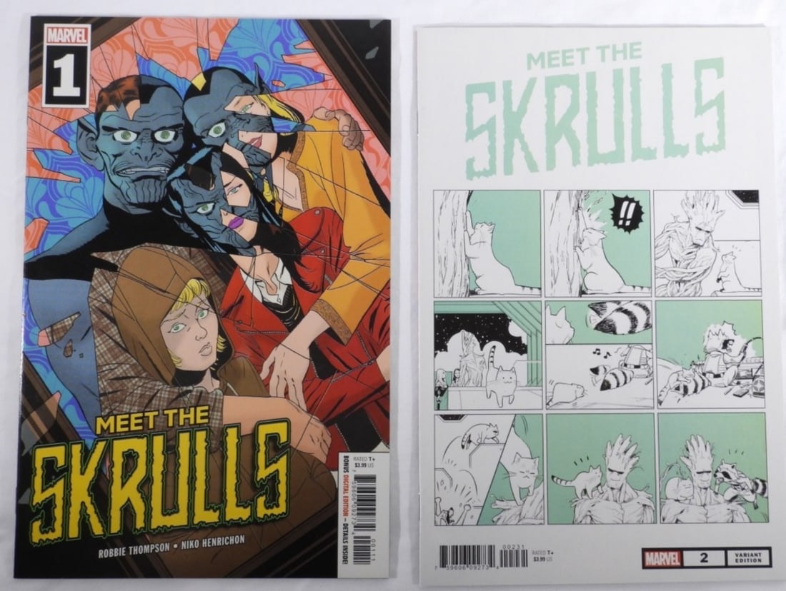 (2) Meet The Skrulls 1-2 (2)Variant Edition: Bid now