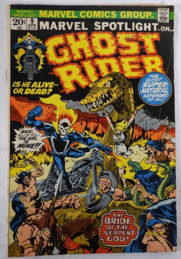 Marvel Spotlight #9 Marvel Comics 1973 Ghost Rider (1 of 4)